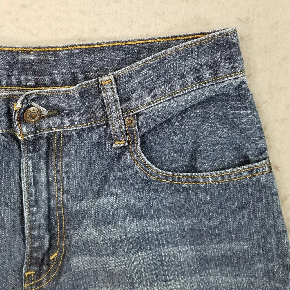 Levi's Shorts Mens 30 Blue 569 Loose Straight Denim Mid Wash Cotton Casual